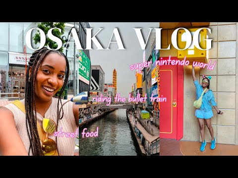 3 days in Osaka | The Shinkansen, Dotonbori🍣, Universal Studios
