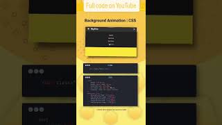 Create animation effect with HTML & CSS! 🌈