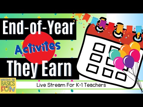 End Of The School Year Countdown Ideas For K-2 Classroom
