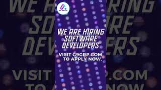 We're Hiring Software Developers | Visit g9grp.com