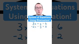 Solve Systems of Equations with Elimination!