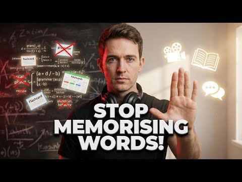 Stop memorizing! The SIMPLEST way to LEARN ENGLISH! (Comprehensible Input)