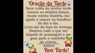 ORAÇÃO DO DIA DE HOJE - ORAÇÃO DA TARDE - ORAÇÃO AO VIVO