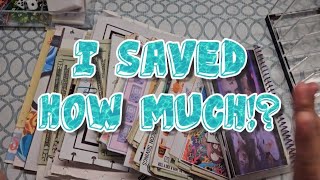 Finally stuffing my COMPLETED savings challenges | #nosinkingfundsaugust