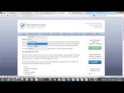 How To Change a Page and Create a Post on Your SmartsPro Website