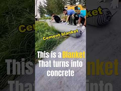 Looks Like a Blanket, Turns into Concrete! #wonderwarehousechina #shorts #ytshorts #mrandmisswonder