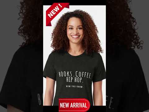NEW! BOOKS COFFEE HIP HOP (Now You Know) T-Shirt #shorts #hiphop #tshirt