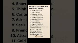 ✅ Stop Saying These Words | Use These Advanced English Words Instead
