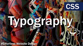 Typography is fun with CSS :)