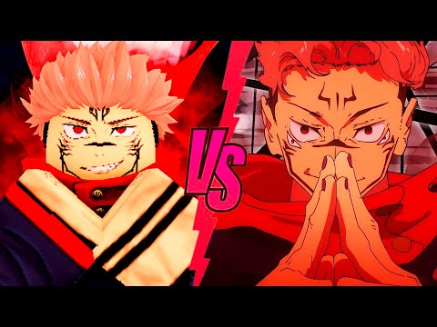 All Yuji & Sukuna Moves VS Anime Comparison (Jujutsu Shenanigans)