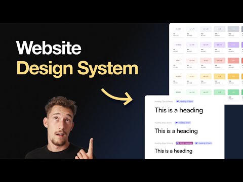 Basic Web Design system in Figma (real example)