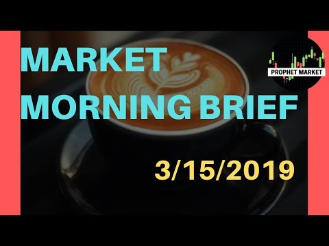 ☕ STOCK MARKET MORNING BRIEF - 3/15/2019