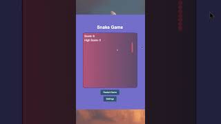 I commanded AI to make snake.