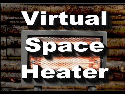 Virtual Space Heater Relaxing Sleep Sound - 2 Hours Long