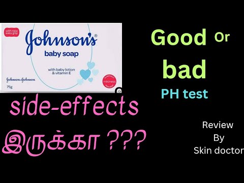 Johnson’s baby soap review/ live PH test/ is it fairness soap in tamil