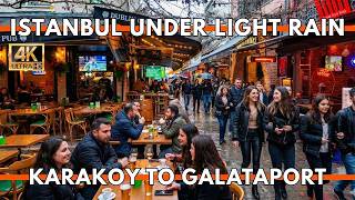 Istanbul Turkey 2026 4K Walking Tour | Karaköy to Galataport (Street Food, Cafes & Waterfront Vibes)