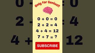 Tricky Maths Puzzles #shorts #ytshorts #youtubeshorts #trending #viral | #puzzlegeniushub