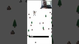 AI programming, see the skiier run from the Yeti! #coding #ai #programming #simplycoding #shorts