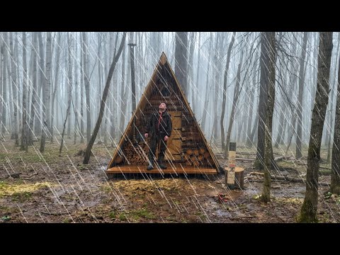 THE SHELTER SAVED LIVES DURING THE RAIN. EMERGENCY SOLO OVERNIGHT STAY