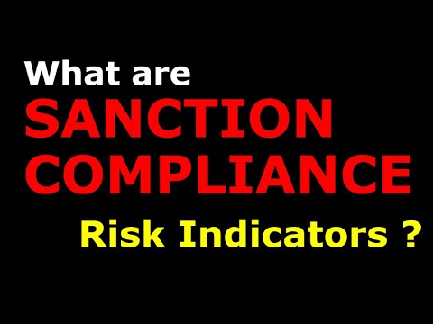 Sanctions Compliance Risk Indicators