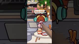 Movie night 💻🍿💖 #starlytoca #tocaboca pls 6k stars 🥺💖