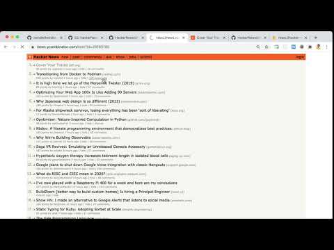 Twindle Hacker News Integration