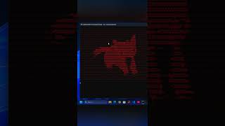 CMD animation part 3 #cmd #animation #windows #coding #tech #funny #cmdcodes #cmdtrick