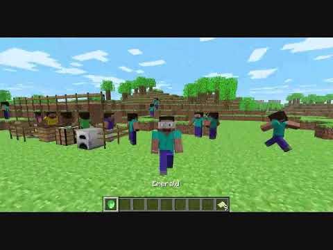 Villager Steve Classic animations (Classic Resource pack WIP 1.21.4+)