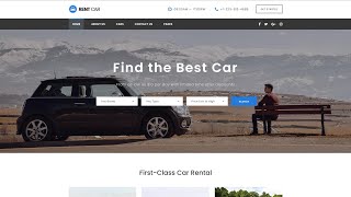 Rent Car - Car Rental Multipage HTML5 Website Template - 48656