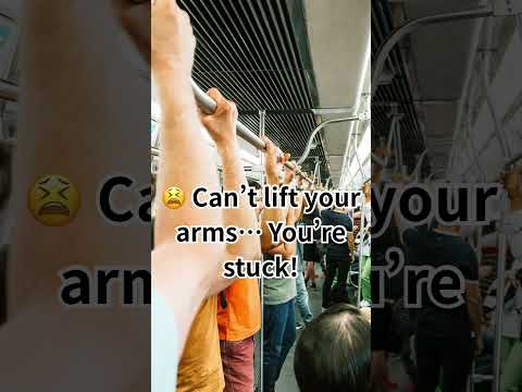 Vol.23｜Japan’s Most Crowded Train!? 🚃😱 #japantips #facts #japaneseculture #travelvlog