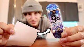 How To Make Fingerboard Graphics From PAPER (Tutorial)