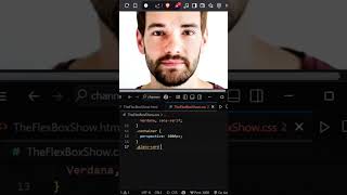 3D Rotating Profile Card Effect! 🔁💥 | TheFlexBoxShow | #shorts #theflexboxshow #html #css #js