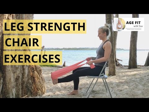 Chair Exercises - Lower Body Strength Workout