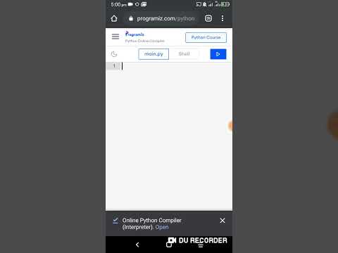 Creating Python Codes Through An Android Phone , with ChatGpt