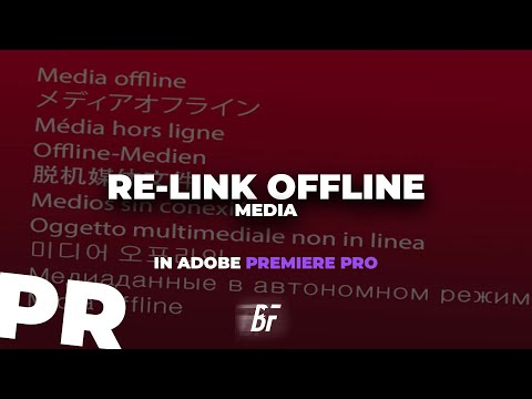 Adobe Premiere Pro: How To Fix Media Offline (1 Minute Tutorial)