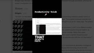 Best way to #copypaste #productivitytips #productivityhacks #tipstricks #pc #cmd#techreels #pchacks