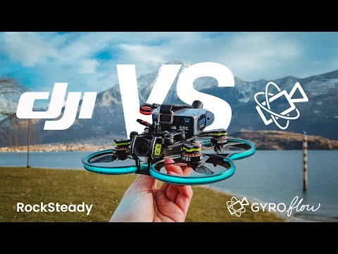 DJI O3 Air Unit | Rocksteady VS Gyroflow Stabilization comparison on FPV