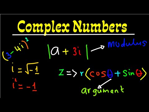 Complex Numbers - Introduction - Basic Operations