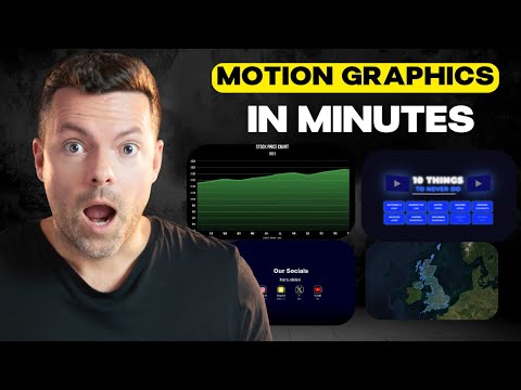 How to CREATE VIRAL Motion Graphics Without ANY Animation Skills
