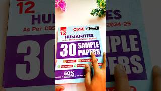 PW CLASS 12 HUMANITIES SAMPLE PAPER BOOKS (2024-25)🔥 |HONEST REVIEW PW SAMPLE PAPER #cbse
