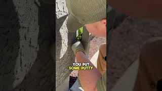 Broken gutter hack! #shorts #shortsvideo #realestate #realtor #gomovewithmegan