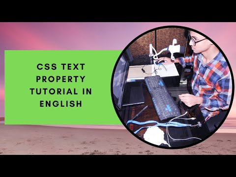 CSS text Property tutorial in  ENGLISH
