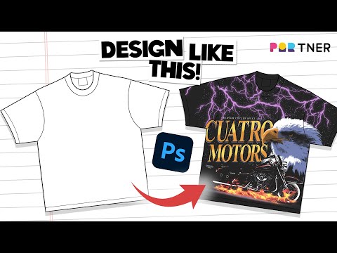How I Use PHOTOSHOP to DESIGN Clothes #PODPartner