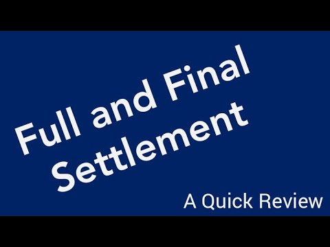 HRD | Full and Final Settlement | Understand the  F&F