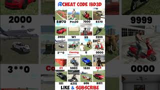 Real code 💥 Indian bike driving 3d all new cheat code update + plugin cheat code + new update ibd3d