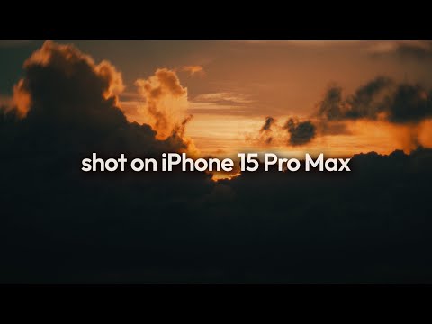 iPhone 15 Pro Max Cinematic Video | 4K ProRes Log | Miami Sunrise