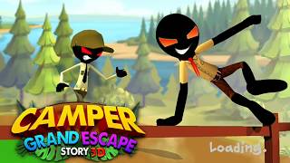 Stickman Camper Grand Escape Story 3D (by GENtertainment Studios) Android Gameplay HD