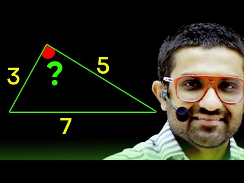 Find the angle ? Sides are given