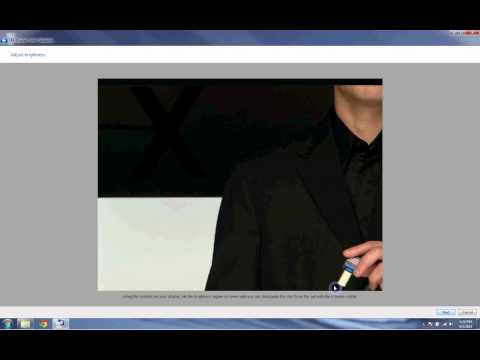 How to calibrate new desktop monitor with DCCW