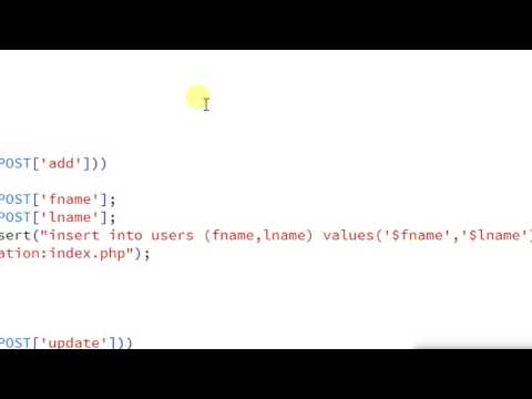 CRUD Operations using PHP OOP  MySQL in Hindi & urdu part 2 (SELECT -INSERT -UPDATE-DELETE) 2017